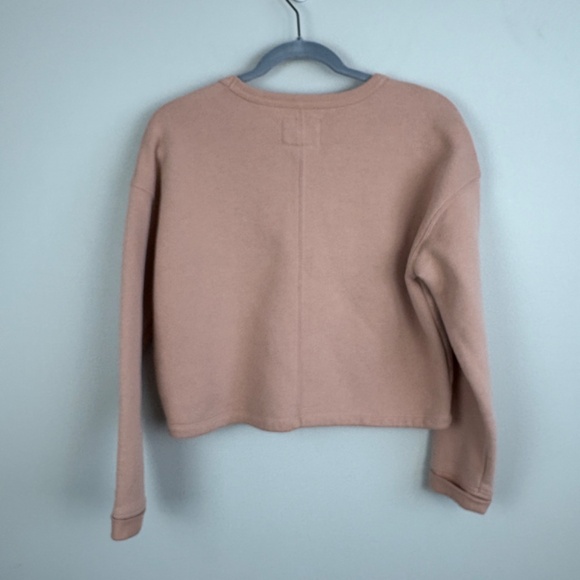 UpWest Super Soft Boxy Crewneck Cropped Sweatshirt - Size Medium - Picture 5 of 5